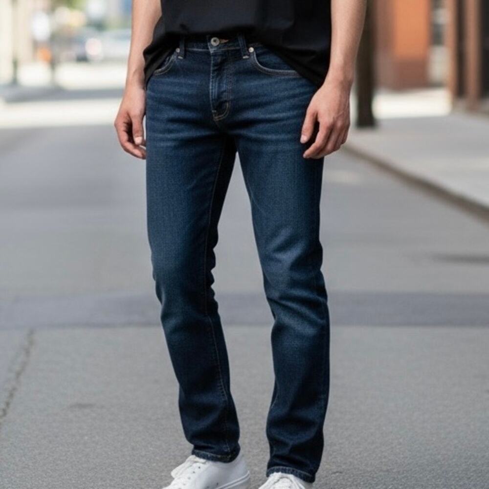 Volcom Jeans Mens Size 32 Blue Denim Slim Fit Classic Casual Everyday
